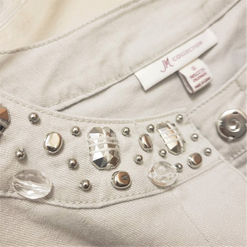 JM Collection Beaded Jacket - Picture 4 of 6